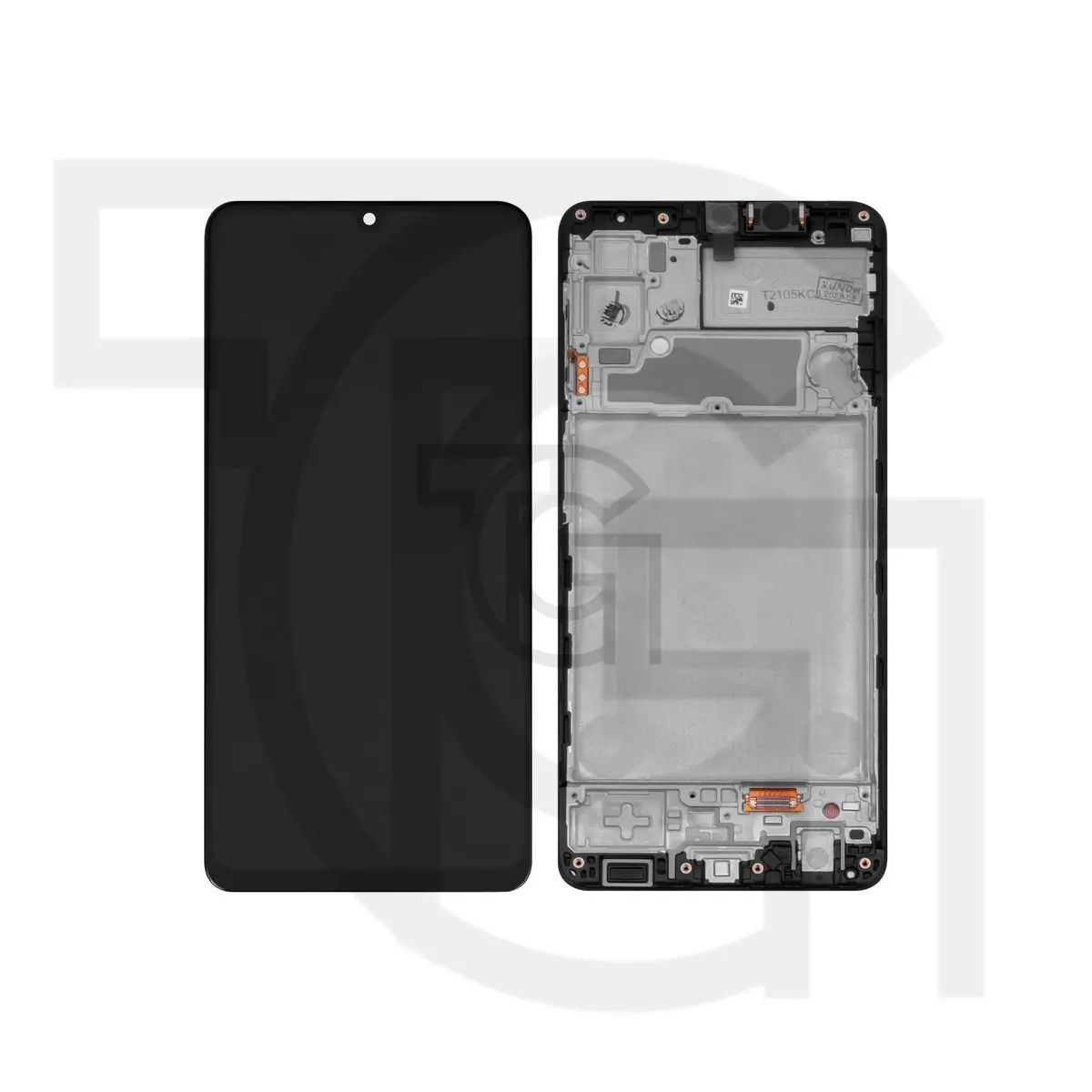 السیدی سامسونگ (مشکی)(بافریم)(آیسی) LCD Samsung Galaxy A22 4G