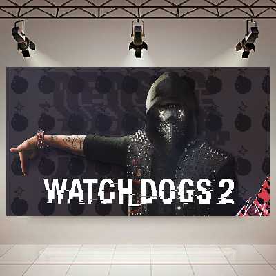 تابلو بوم طرح Game مدل Watch dogs 2 کد AR6390