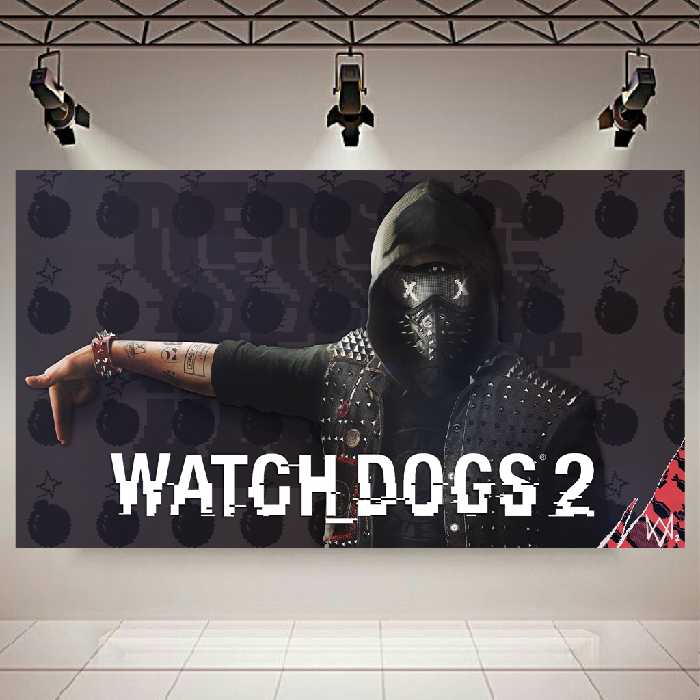 تابلو بوم طرح Game مدل Watch dogs 2 کد AR6390