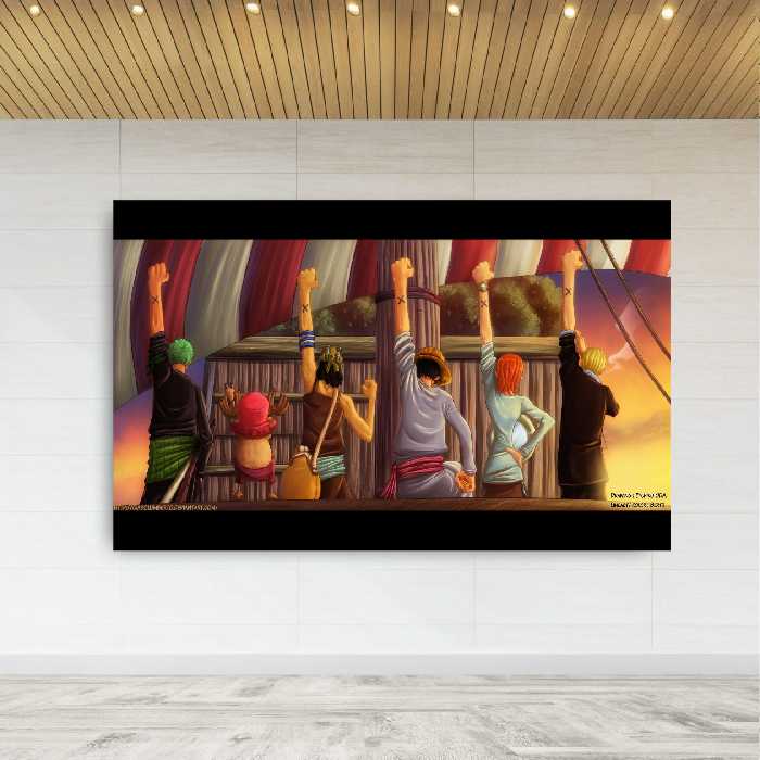 تابلو بوم طرح انیمه وان پیس - One Piece مدل SDB539