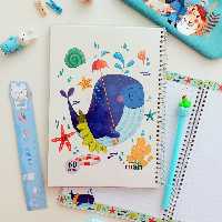 دفترهای 60 برگ باکیفیت برند ایمان طرح Happy animal طرح وال
جلدشون مجلد هستش
سیمی
حاشیه دار