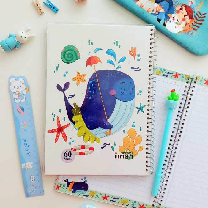 دفترهای 60 برگ باکیفیت برند ایمان طرح Happy animal طرح وال
جلدشون مجلد هستش
سیمی
حاشیه دار