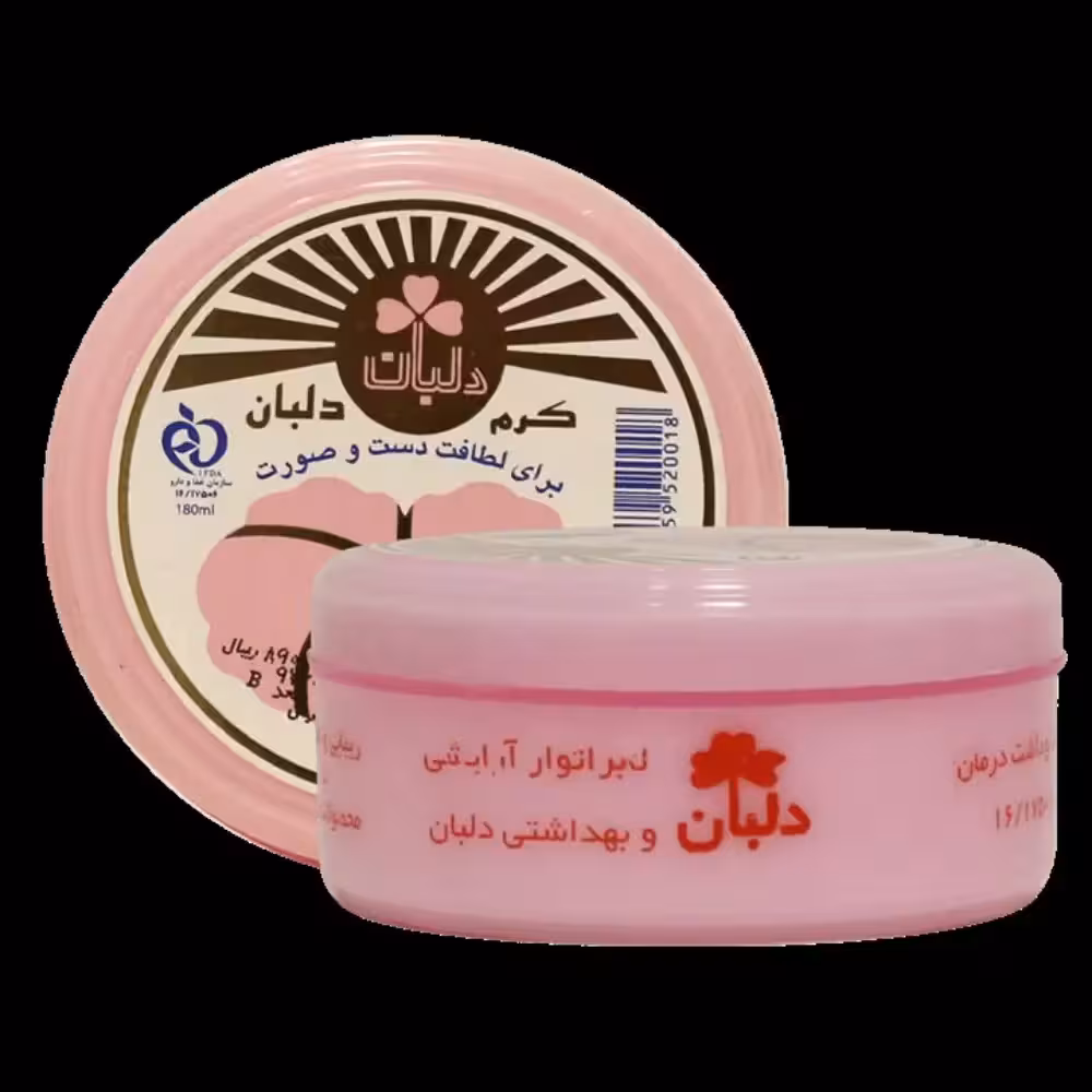 کرم مرطوب کننده مدل 1 دلبان 180 میلی لیتری