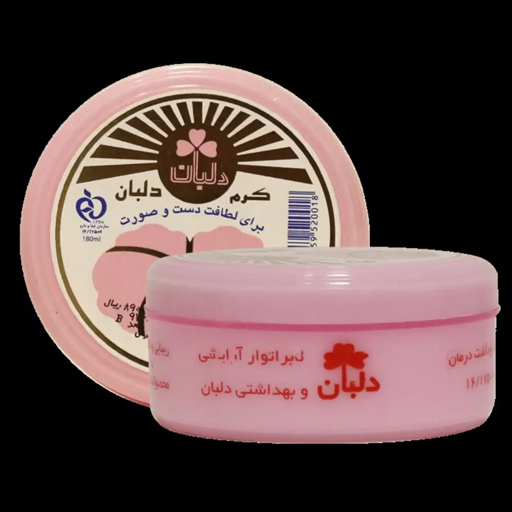 کرم مرطوب کننده مدل 1 دلبان 180 میلی لیتری