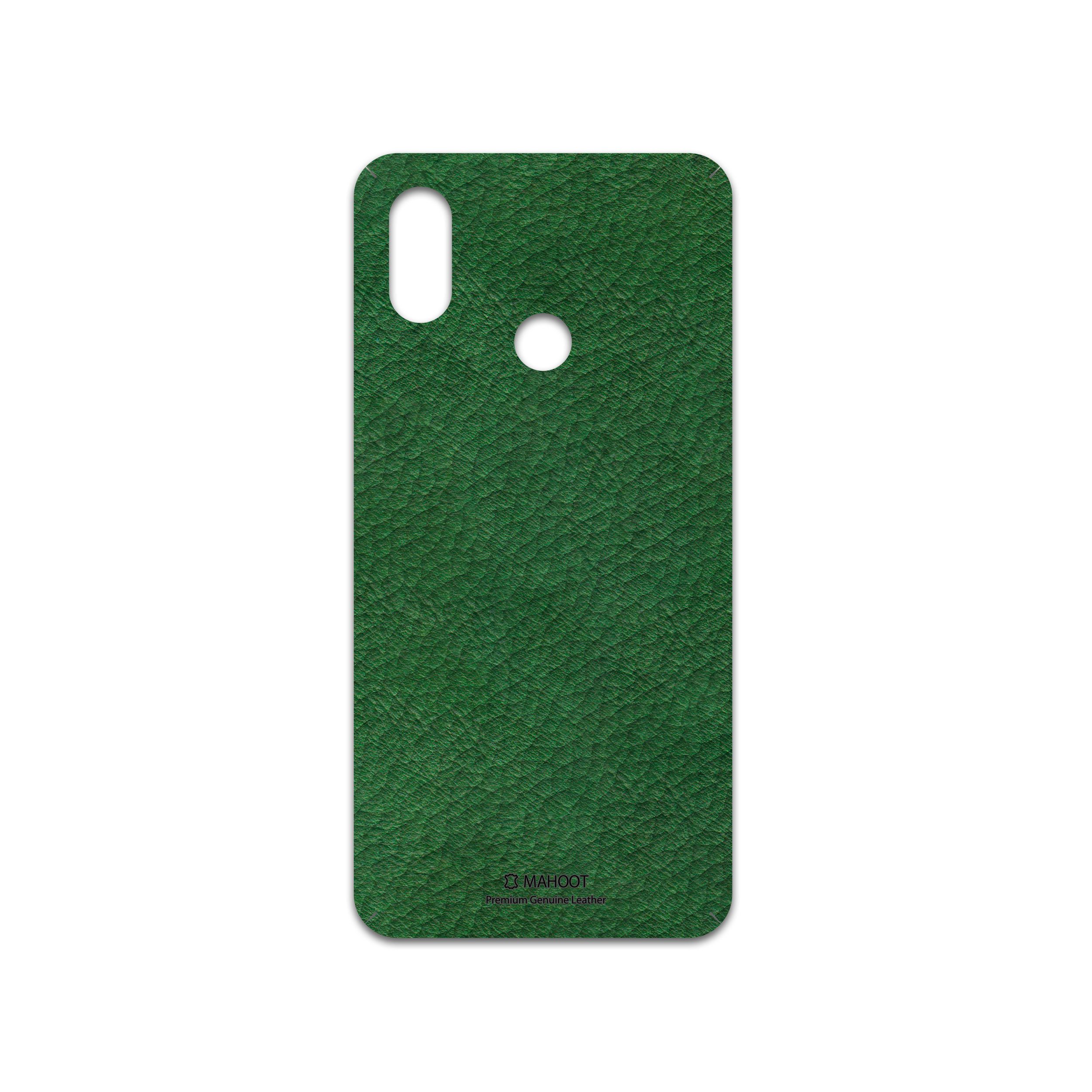 برچسب پوششی ماهوت مدل Green-Leather مناسب برای گوشی موبایل شیائومی Mi 8