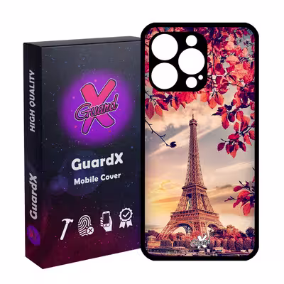 کاور گارد ایکس طرح Eiffel Tower مدل Glass10125 مناسب برای گوشی موبایل اپل iPhone 13 Pro