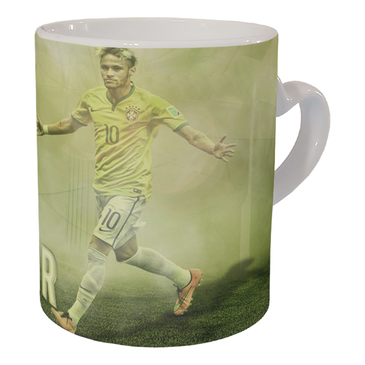 ماگ مدل دسته قلبی طرح نیمار کد 81