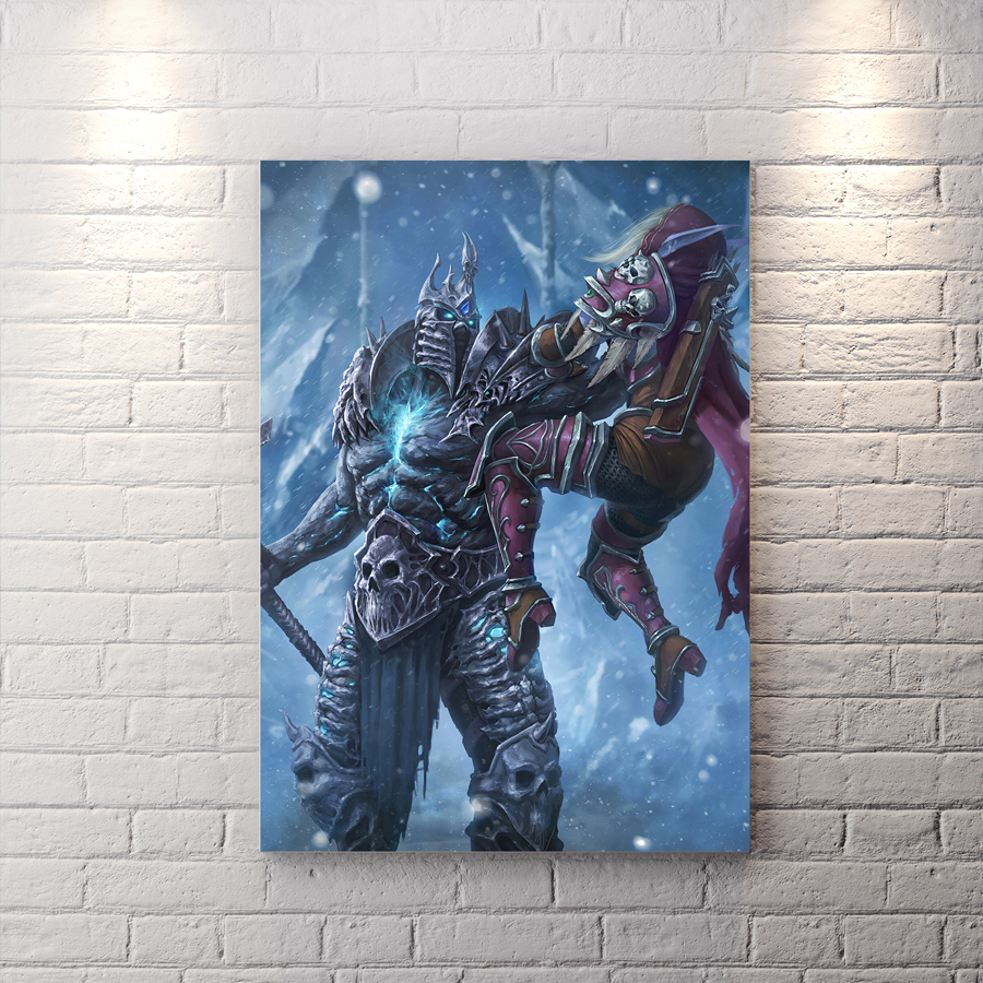 تابلو دکوراتیو برای گیم نت طرح بازی دو تا2 WAs-1072