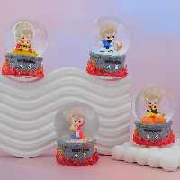 خرید گوی فانتزی چراغ دار طرح میمیون بازیگوش