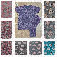 ست تیشرت و شلوار جنس ملانژ