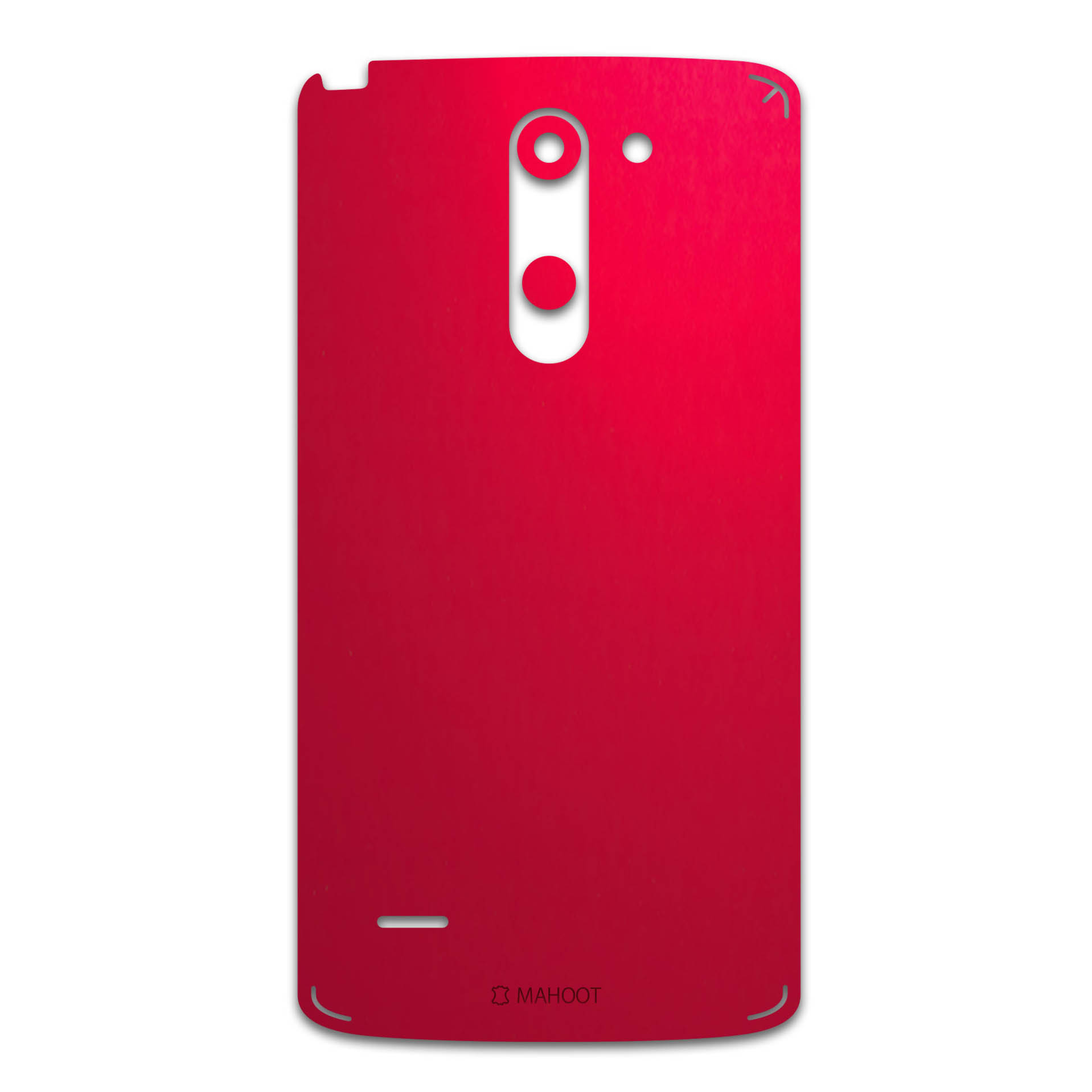 برچسب پوششی ماهوت مدل Matte-Warm-Red مناسب برای گوشی موبایل ال جی G3 Stylus