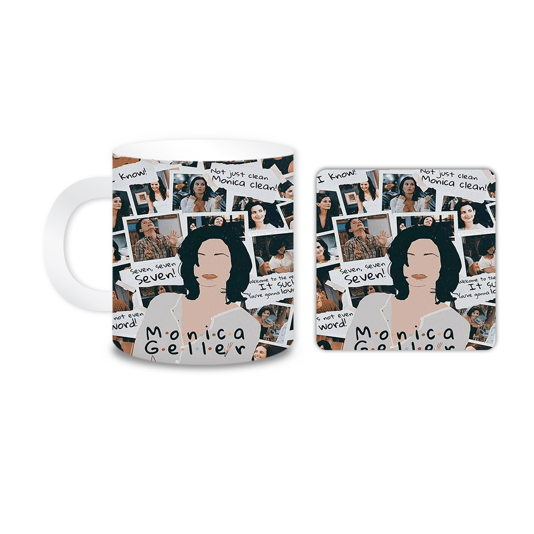 ماگ مدل friends کد 1233 به همراه زیر لیوانی