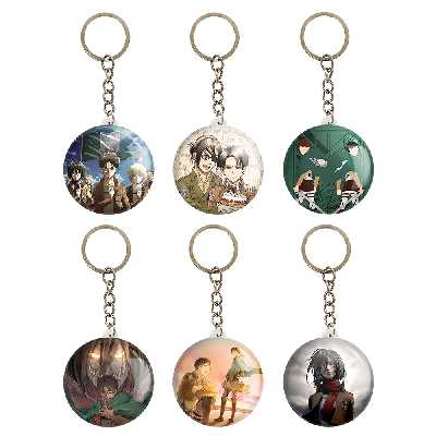 جاکلیدی خندالو مدل انیمه اتک آن تایتان کد 417B مجموعه 6 عددی