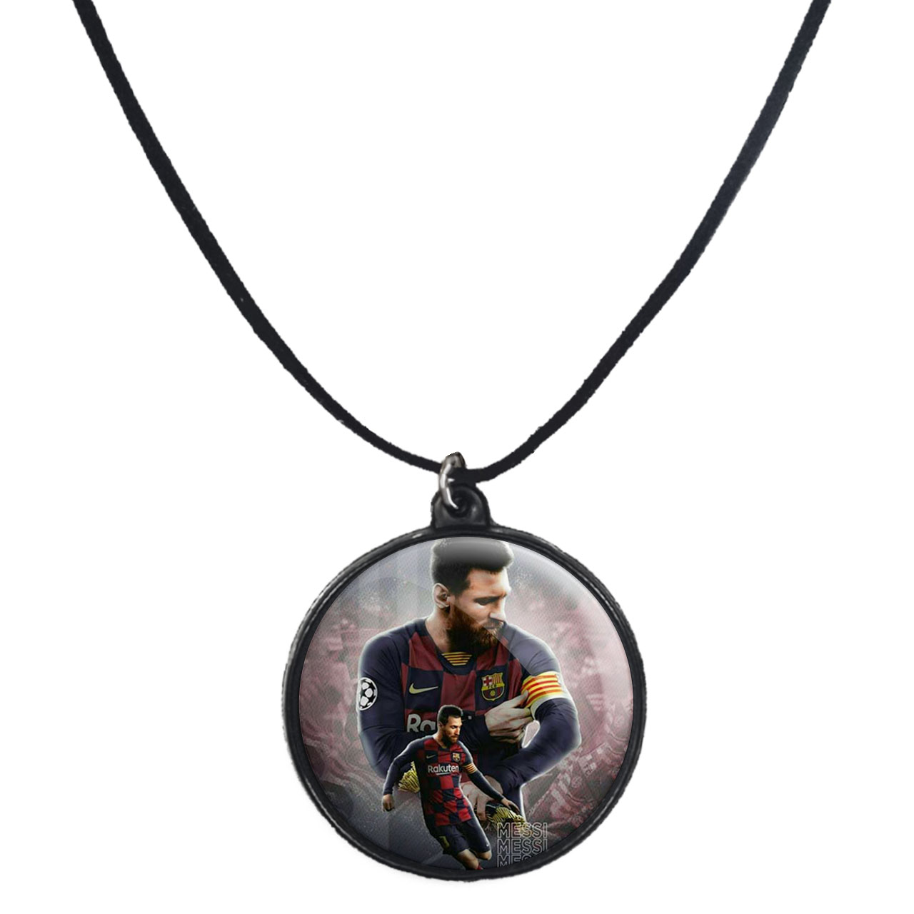 گردنبند پرمانه طرح مسی کد pmb.8800 مدل دو طرفه