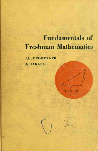 خرید و دانلود نسخه کامل کتاب Fundamentals of Freshman Mathematics