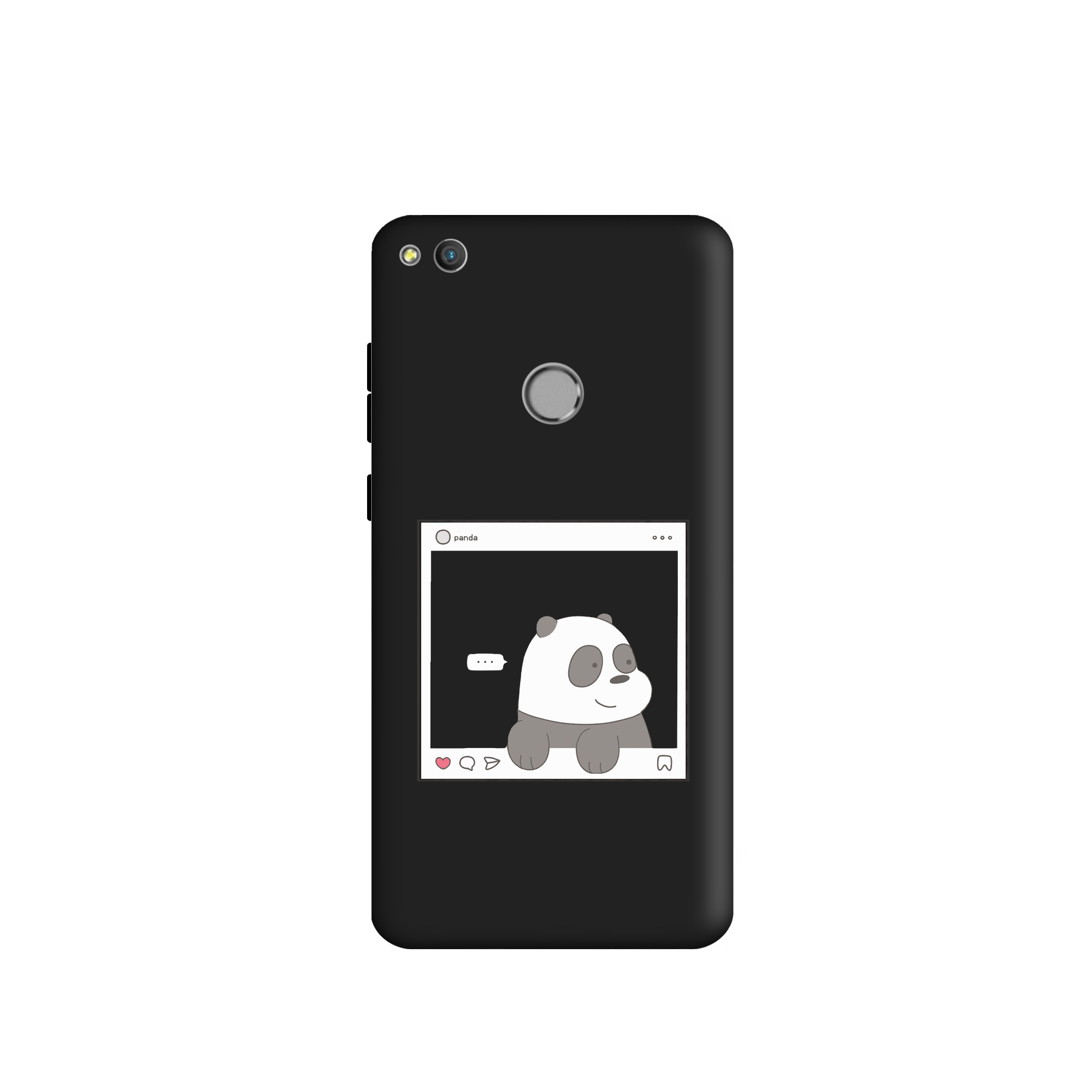 کاور طرح خرس کله فندقی کد u338 مناسب برای گوشی موبایل هوآوی P8 Lite 2017 / آنر 8Lite 