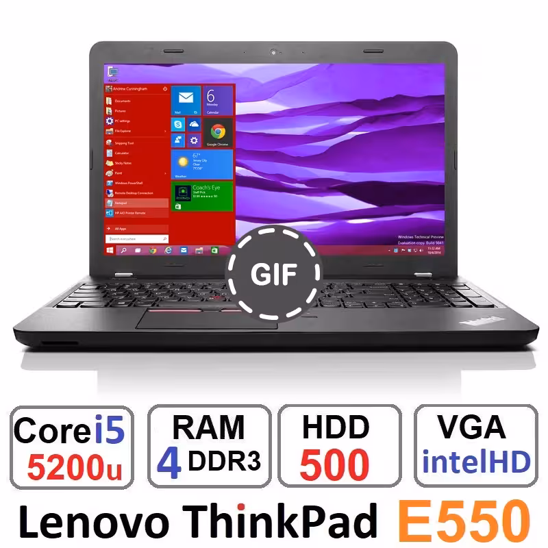 لپ تاپ لنوو Lenovo ThinkPad E550 Core i5 5200u رم4