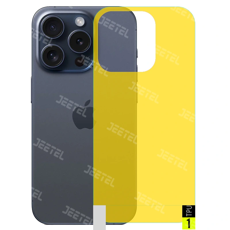 برچسب نانو پشت گوشی IPHONE 15 Pro Max مدل شفاف آنتی شوک