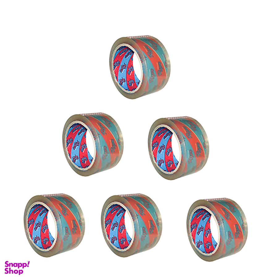 چسب کارتن رابو مدل 0036 بسته 6 عددی