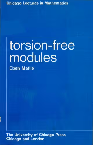 خرید و دانلود نسخه کامل کتاب Torsion-free modules