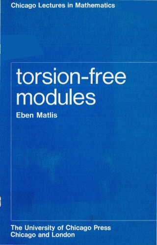 خرید و دانلود نسخه کامل کتاب Torsion-free modules
