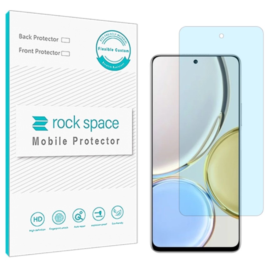 گلس نانو هیدروژل آنتی بلو و ضد ضربه گوشی آنر X9 5G برند راک اسپیس    