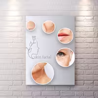 تخته شاسی برای مطب دکتر پوست BAs-9147