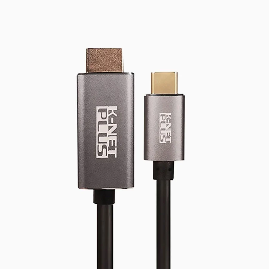 کابل تبدیل Type-C به HDMI کی نت پلاس مدل KP-COCM2HD10 طول 1 متر