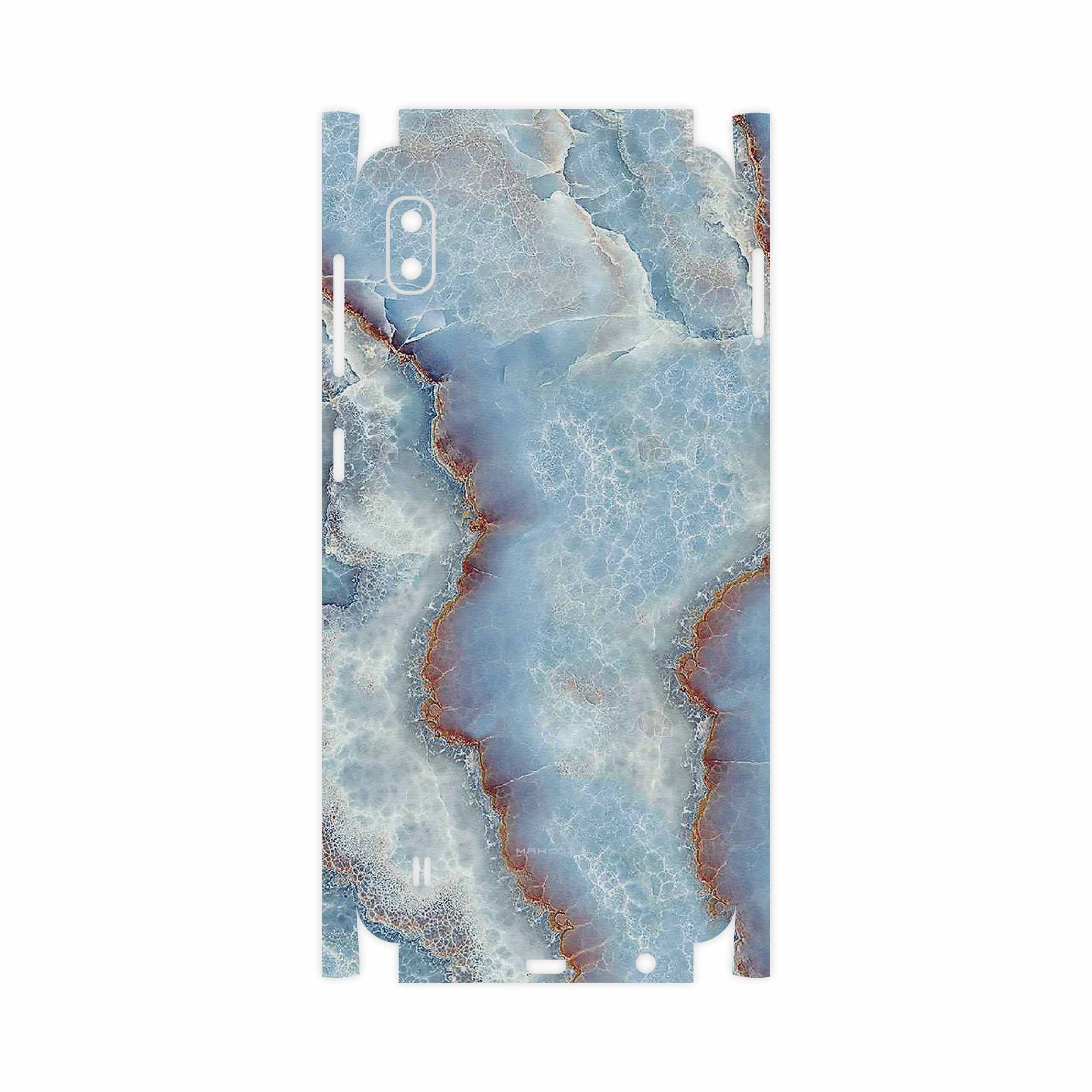 برچسب پوششی ماهوت مدل Blue Ocean Marble-FullSkin مناسب برای گوشی موبایل سامسونگ Galaxy A10