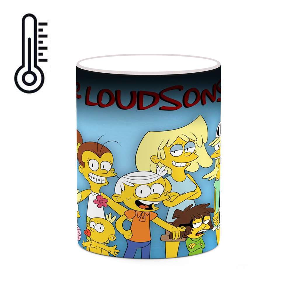 ماگ حرارتی کاکتی طرح کارتون The Loud House مدل mgh23436