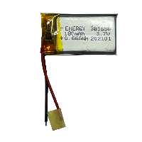 باتری لیتیومی مدل KSRE-381630 ظرفیت 180 میلی آمپر ساعت