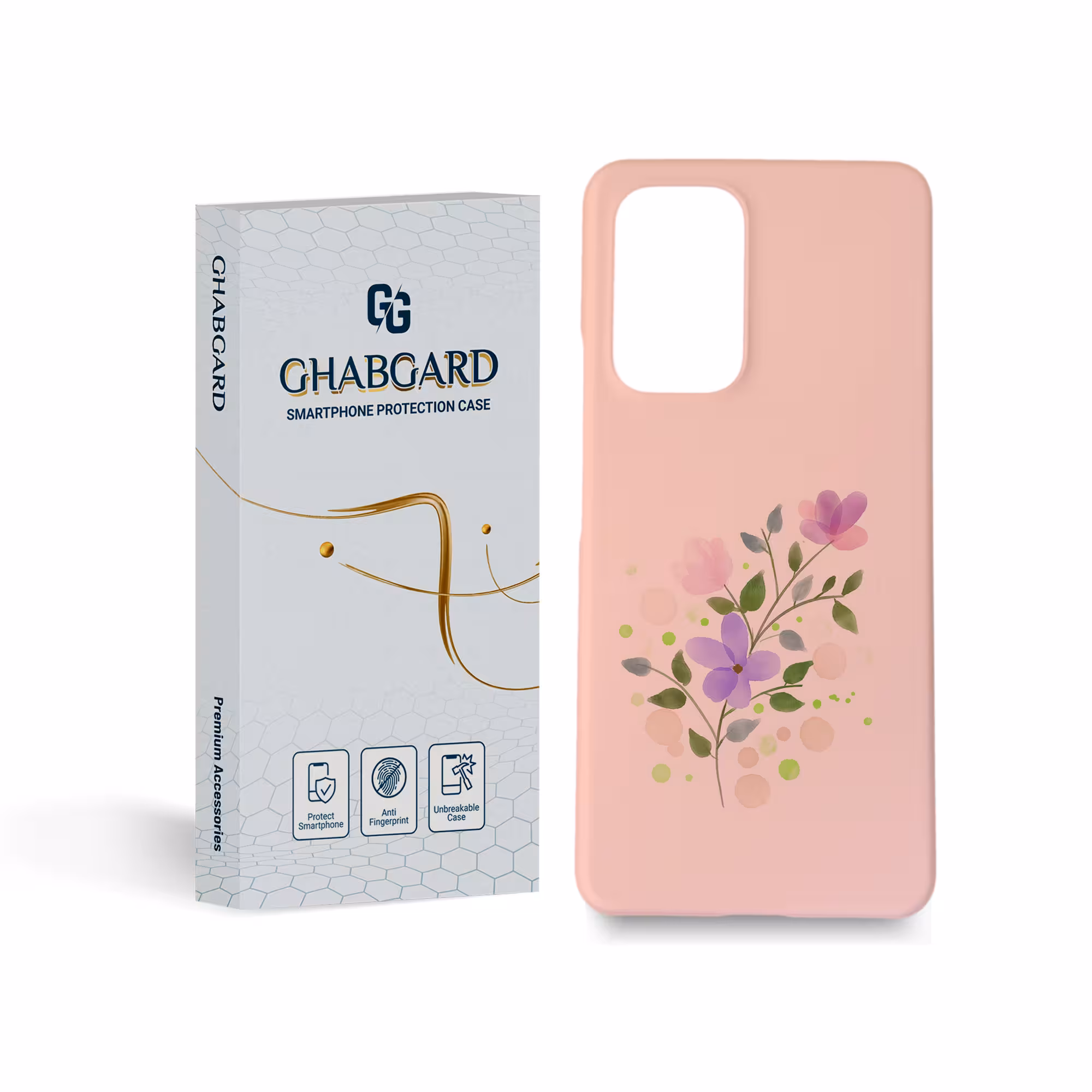 کاور گارد قاب مدل گل مناسب برای گوشی موبایل سامسونگ Galaxy A53   