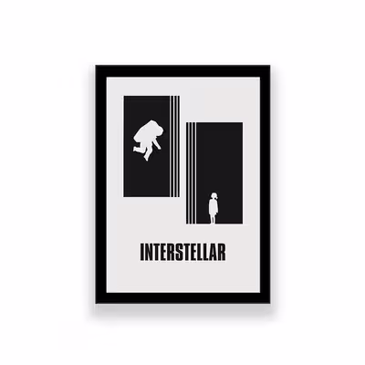 تابلو طرح فیلم interstellar 