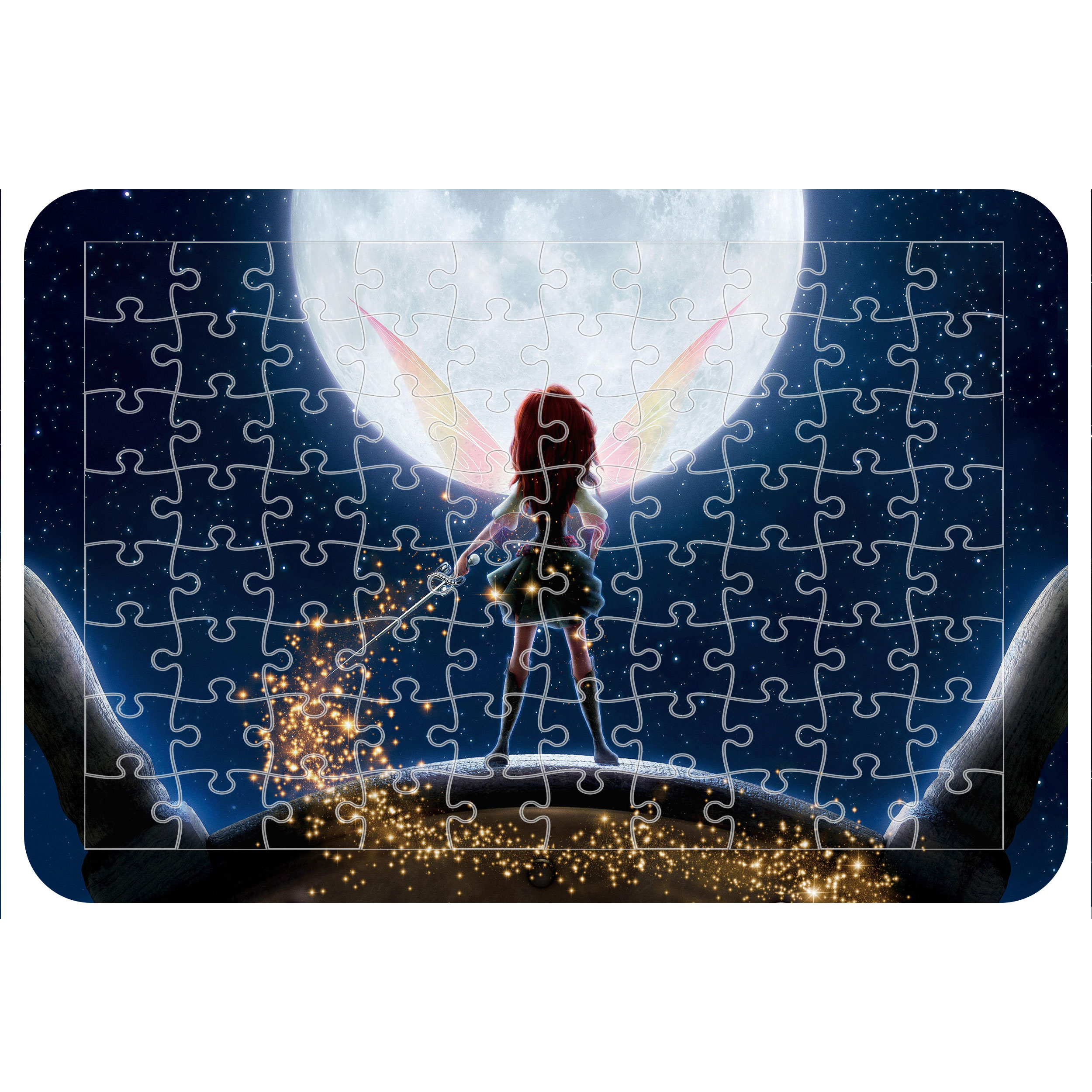 پازل 54 تکه اطلس آبی کارتون پری دزد دریایی مدل P1826