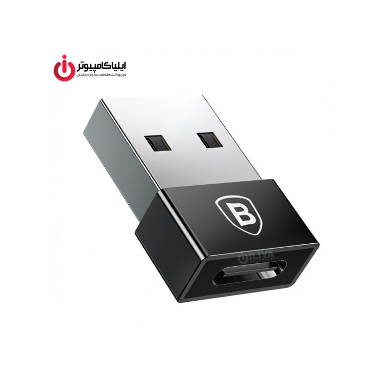 تبدیل کانکتور Type C مادگی به USB نر برند بیسوس مدل CATJQ-A1