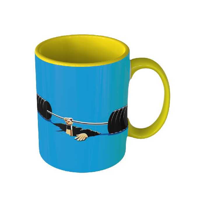 ماگ طرح گرافیکی باشگاه وزنه GYM  