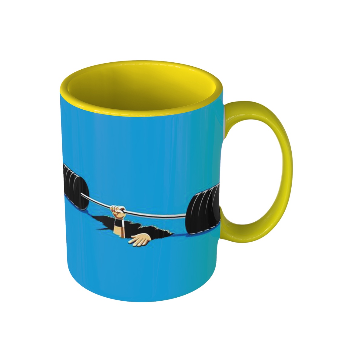 ماگ طرح گرافیکی باشگاه وزنه GYM  