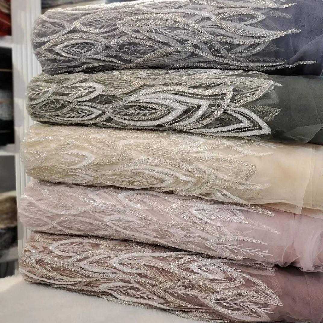 پارچه مجلسی طرح برگی
