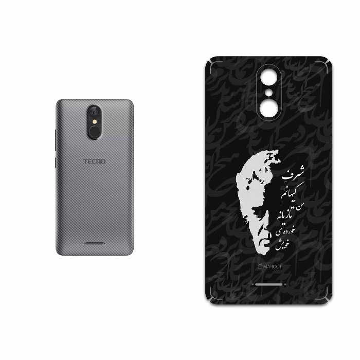 برچسب پوششی ماهوت مدل Ahmad-Shamlou مناسب برای گوشی موبایل تکنو WX3F LTE