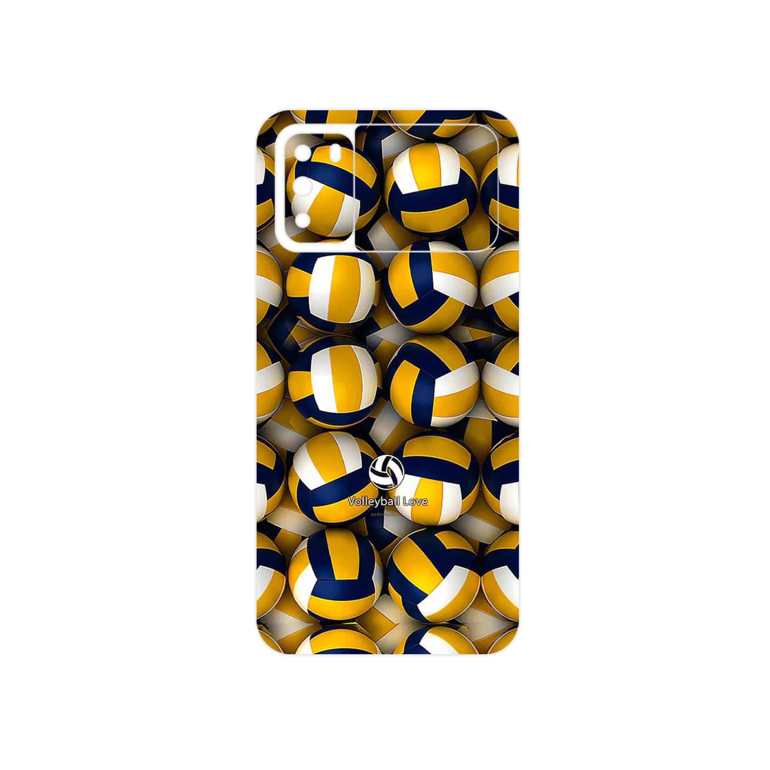 برچسب پوششی ماهوت مدل Volleyball مناسب برای گوشی موبایل شیائومی Poco M3