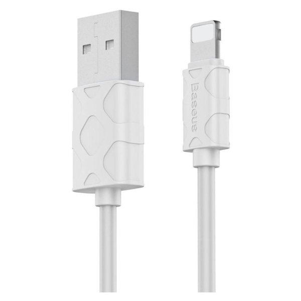 کابل USB به لایتنینگ باسئوس  Baseus Yaven Lightning Cable For Apple 1M White N