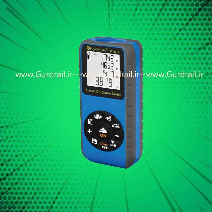 متر لیزری هلدپیک 60 متری مدل HP-5060 | گاردریل