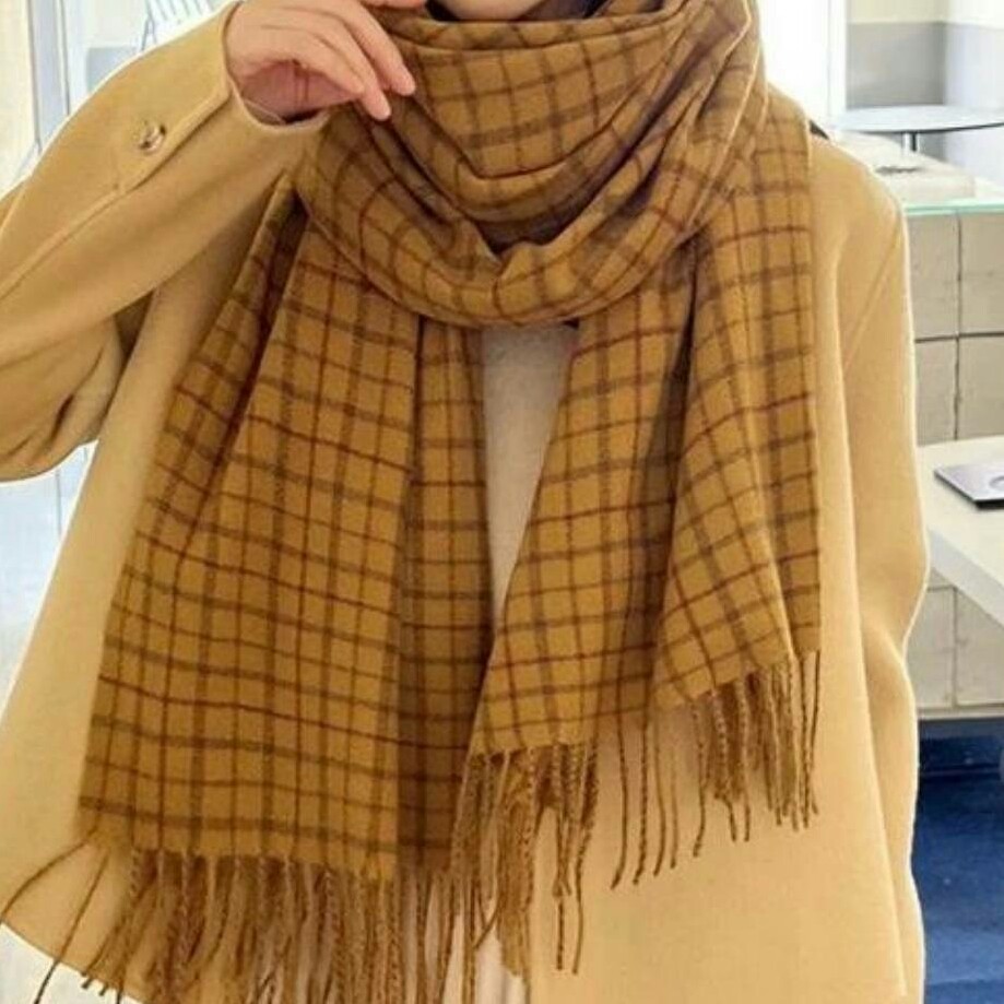 شال موهر چهار خونه