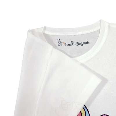 تی شرت بچگانه پرمانه طرح تک شاخ کد pmt.640