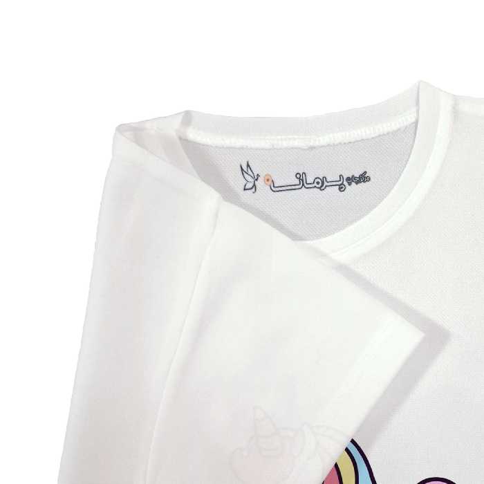 تی شرت بچگانه پرمانه طرح تک شاخ کد pmt.640