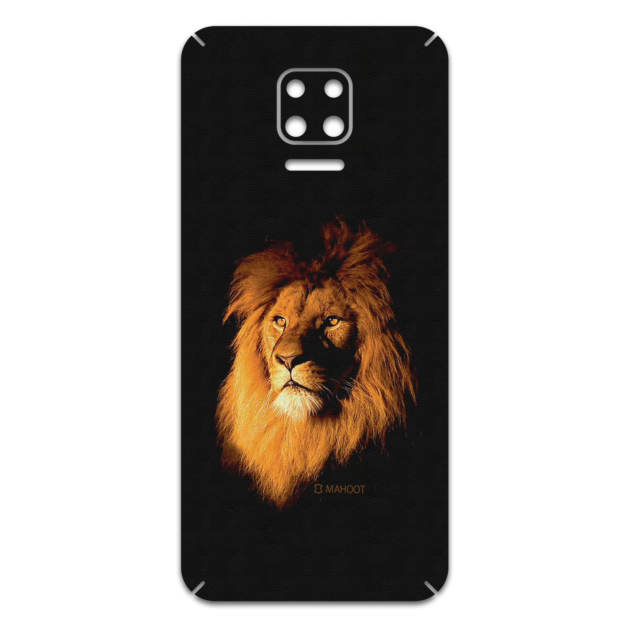 برچسب پوششی ماهوت مدل Lion مناسب برای گوشی موبایل شیائومی Redmi Note 9S