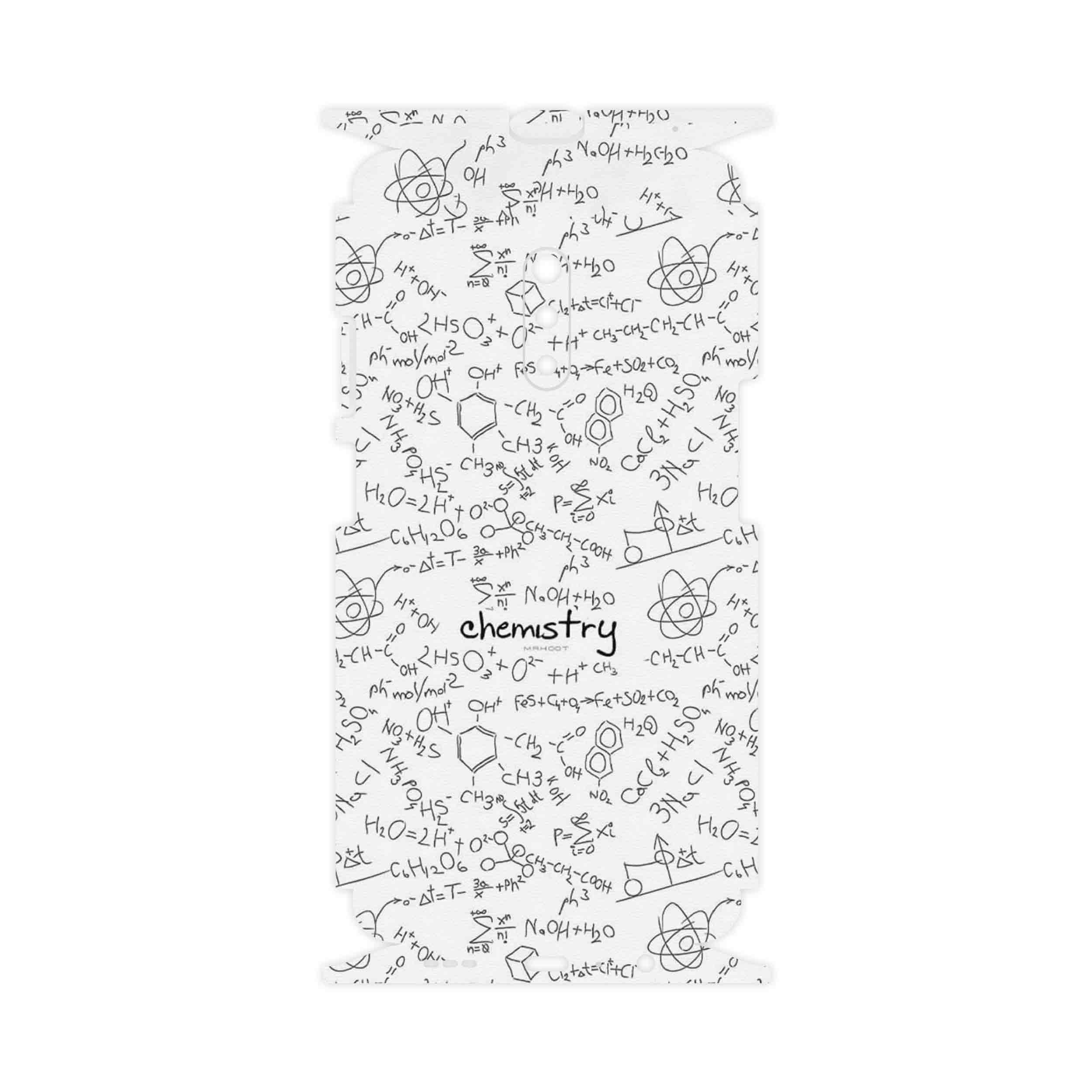 برچسب پوششی ماهوت مدل Chemistry Science-FullSkin مناسب برای گوشی موبایل اپو Realme X