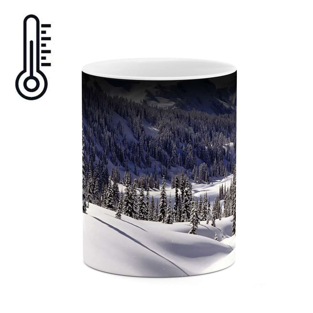 ماگ حرارتی طرح منظره برفی مدل mgh05187