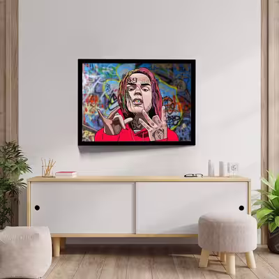 تابلو مدل 6ix9ine کد F-10013