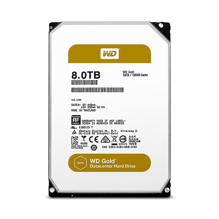 هارد اینترنال وسترن دیجیتال Western Digital Gold WD8002FRYZ 8TB